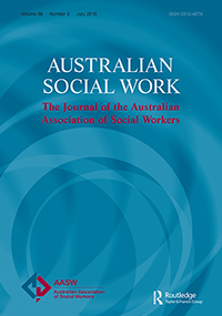 Cover image for Australian Social Work, Volume 69, Issue 3, 2016