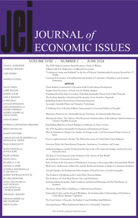 Cover image for Journal of Economic Issues, Volume 58, Issue 2, 2024