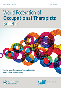 Cover image for World Federation of Occupational Therapists Bulletin, Volume 72, Issue 1, 2016