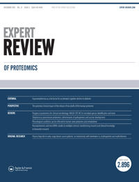 Cover image for Expert Review of Proteomics, Volume 12, Issue 6, 2015