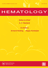 Cover image for Hematology, Volume 23, Issue 10, 2018