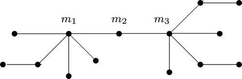 Fig. 1 A lobster graph.