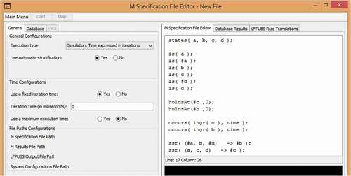 Figure 3. Reasoning system interface.