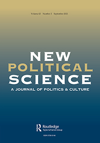 Cover image for New Political Science, Volume 43, Issue 3, 2021