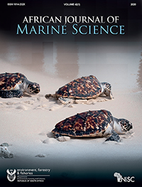 Cover image for African Journal of Marine Science, Volume 42, Issue 1, 2020