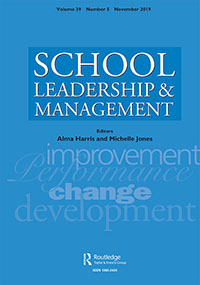 Cover image for School Leadership & Management, Volume 39, Issue 5, 2019