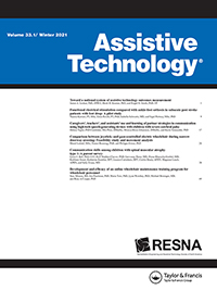 Cover image for Assistive Technology, Volume 33, Issue 1, 2021
