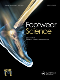 Cover image for Footwear Science, Volume 14, Issue 2, 2022