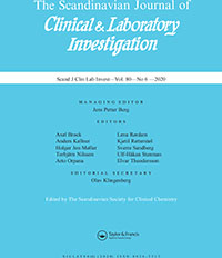 Cover image for Scandinavian Journal of Clinical and Laboratory Investigation, Volume 80, Issue 6, 2020