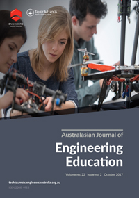 Cover image for Australasian Journal of Engineering Education, Volume 22, Issue 2, 2017