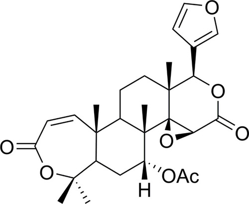 Figure 1 Chemical structure of 7-OBA isolated from the Toona sinensis.