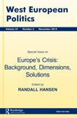 Cover image for West European Politics, Volume 37, Issue 6, 2014