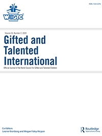 Cover image for Gifted and Talented International, Volume 35, Issue 2, 2020