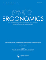 Cover image for Ergonomics, Volume 57, Issue 12, 2014