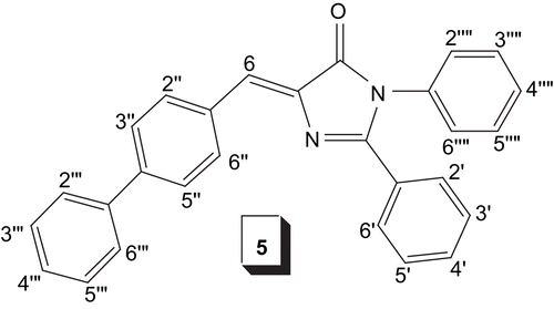 Figure 1.  Structure of compound 5.