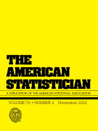 Cover image for The American Statistician, Volume 76, Issue 4, 2022