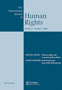 Cover image for The International Journal of Human Rights, Volume 24, Issue 9, 2020