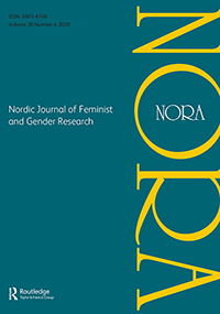 Cover image for NORA - Nordic Journal of Feminist and Gender Research, Volume 28, Issue 4, 2020