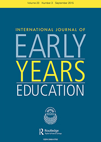 Cover image for International Journal of Early Years Education, Volume 23, Issue 3, 2015