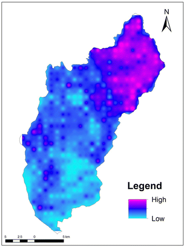 Figure 5. Drainage networks of Neyyar sub-watershed deals with the grid-based methods to understand the volume of water holding capacity.