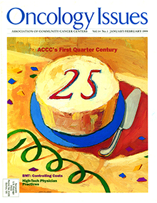 Cover image for Oncology Issues, Volume 14, Issue 1, 1999