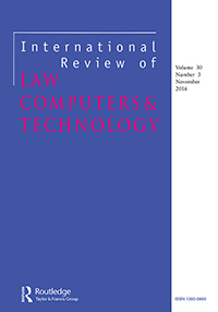 Cover image for International Review of Law, Computers & Technology, Volume 30, Issue 3, 2016