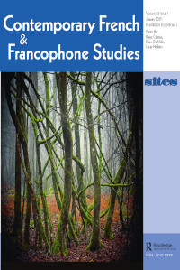 Cover image for Contemporary French and Francophone Studies, Volume 25, Issue 1, 2021