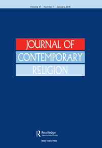 Cover image for Journal of Contemporary Religion, Volume 31, Issue 1, 2016