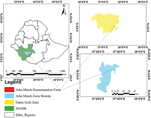 Figure 1. Location map of the study area.