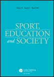 Cover image for Sport, Education and Society, Volume 18, Issue 5, 2013