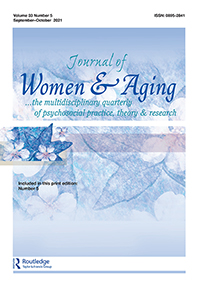 Cover image for Journal of Women & Aging, Volume 33, Issue 5, 2021