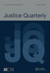 Cover image for Justice Quarterly, Volume 39, Issue 5, 2022