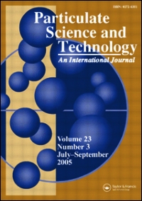 Cover image for Particulate Science and Technology, Volume 34, Issue 6, 2016