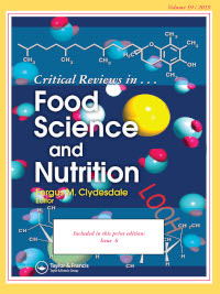 Cover image for Critical Reviews in Food Science and Nutrition, Volume 59, Issue 6, 2019