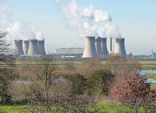 Figure 2. West Burton power station © Stephen Richards (licensed for reuse under Creative Commons Licence) https://www.geograph.org.uk/photo/1738725.