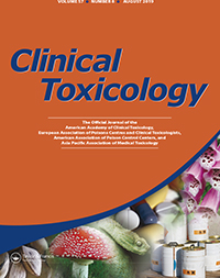 Cover image for Clinical Toxicology, Volume 57, Issue 8, 2019