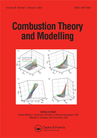 Cover image for Combustion Theory and Modelling, Volume 28, Issue 1, 2024