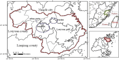 Figure 1. Location of study region.