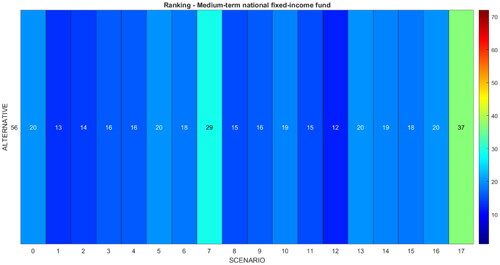 Figure 11. Ranking of funds in the medium-term national fixed-income fund category.Source: Own elaboration.