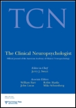 Cover image for The Clinical Neuropsychologist, Volume 21, Issue 5, 2007