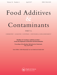 Cover image for Food Additives & Contaminants: Part A, Volume 34, Issue 4, 2017