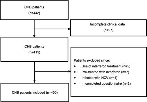 Figure S1 Flow chart of the two phases in the study.Abbreviations: CHB, chronic hepatitis B; HCV, hepatitis C virus.