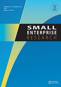 Cover image for Small Enterprise Research, Volume 22, Issue 2-3, 2015
