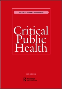 Cover image for Critical Public Health, Volume 20, Issue 3, 2010