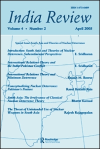 Cover image for India Review, Volume 16, Issue 1, 2017