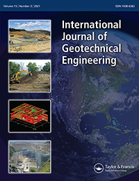 Cover image for International Journal of Geotechnical Engineering, Volume 15, Issue 3, 2021