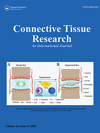 Cover image for Connective Tissue Research, Volume 64, Issue 5, 2023