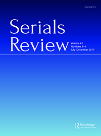 Cover image for Serials Review, Volume 43, Issue 3-4, 2017