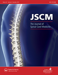 Cover image for The Journal of Spinal Cord Medicine, Volume 42, Issue 6, 2019