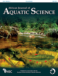Cover image for African Journal of Aquatic Science, Volume 46, Issue 2, 2021